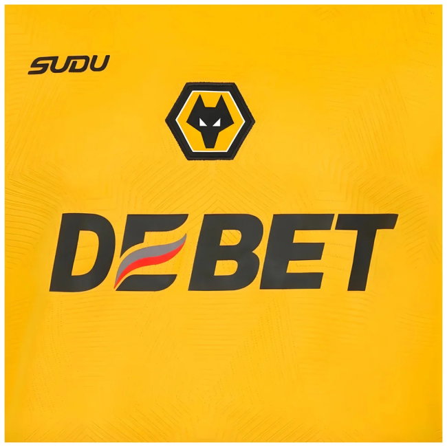 2024-2025 Wolves Home Shirt (Djiga 34)-SoccerKits Hub | Buy Soccer Jerseys Online